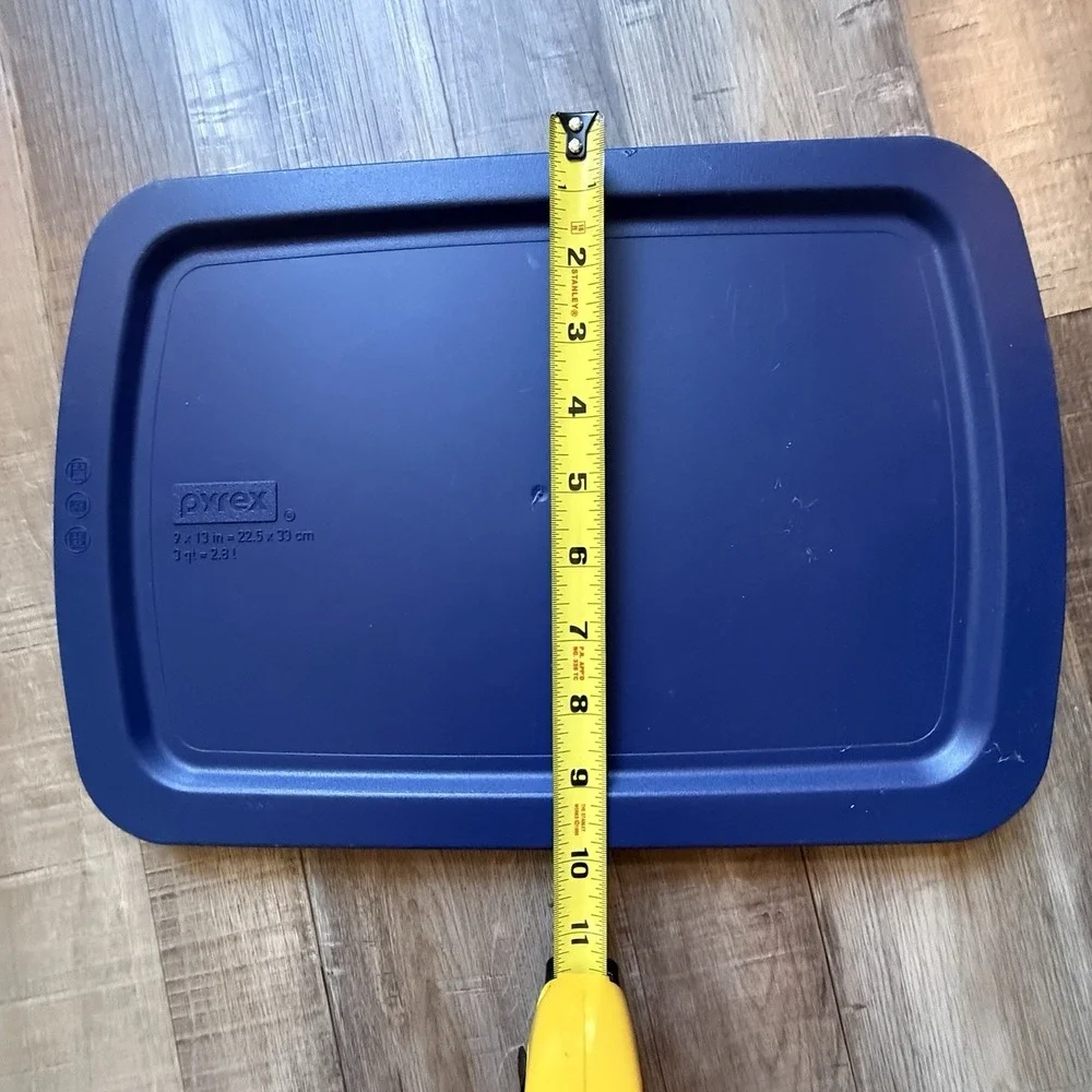 Pyrex Blue Lid Rectangle Casserole Replacement 3 Qt 9 X 13